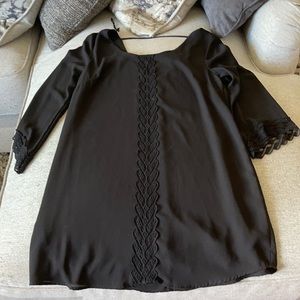 Loose fitting black dress